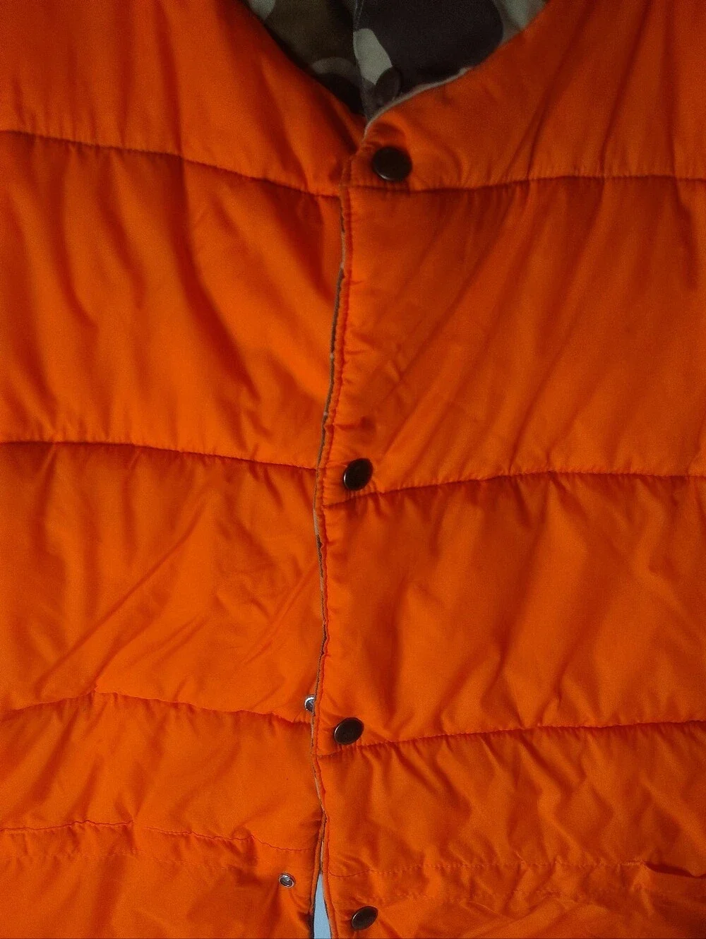 Mount'n Prairie Reversible Camo / Blaze Orange InsulatedHunting Vest Size XXL